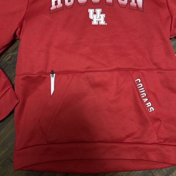 Colosseum Houston Cougars Youth Large Red Hoodie NWT Pockets UH - Picture 2 of 7